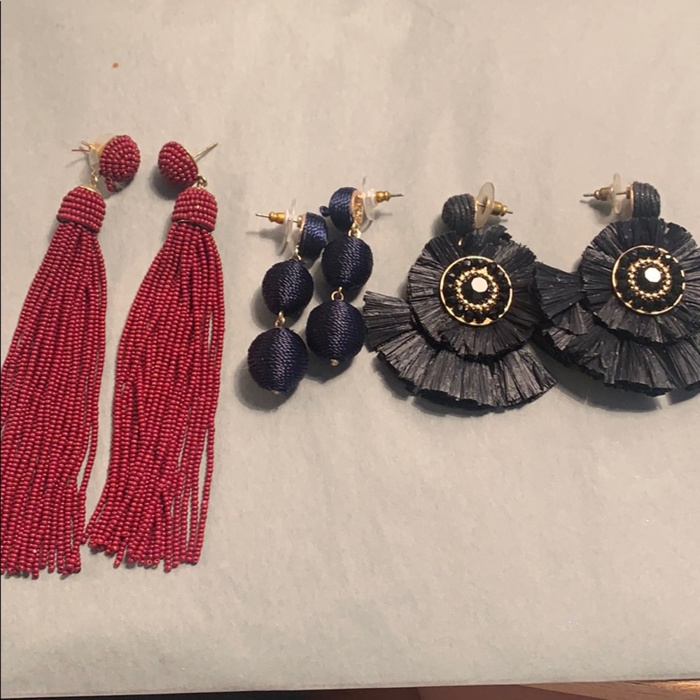 Earrings 3 pairs all included